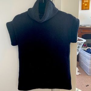 Black wool sweater